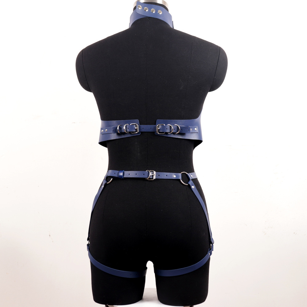 Women Leather Harness Sets Sex - Garter Belt Set reseña y precio