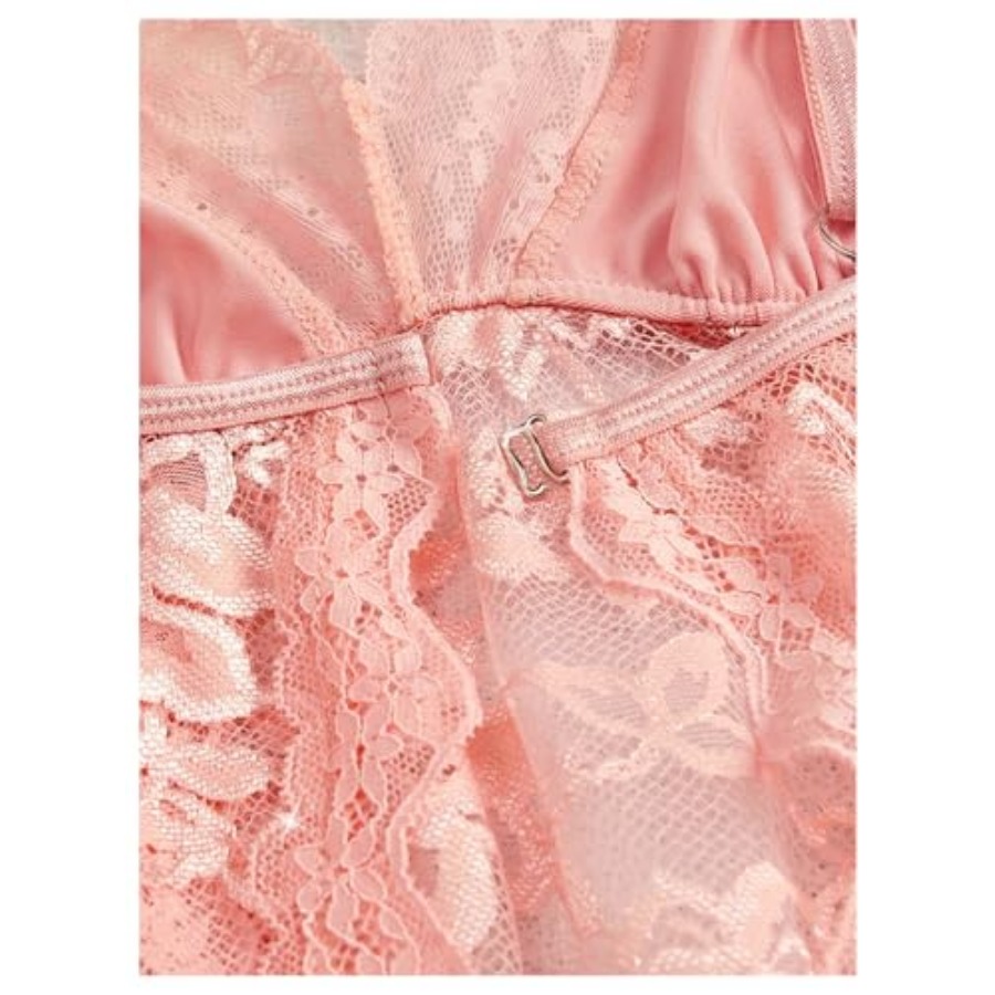 OYOANGLE Women's 2 Pcs Pajama  - Cami Top Lace reseña y precio