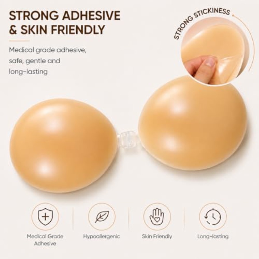 Hasimor Sticky Bra Ultra Thin  - Strapless Bra Backless reseña y precio