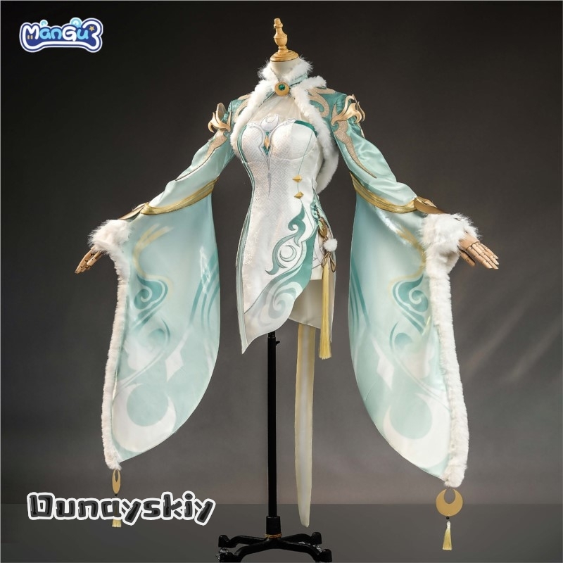 Genshin Impact Zi Bai An Everl - Robe Silk Women reseña y precio