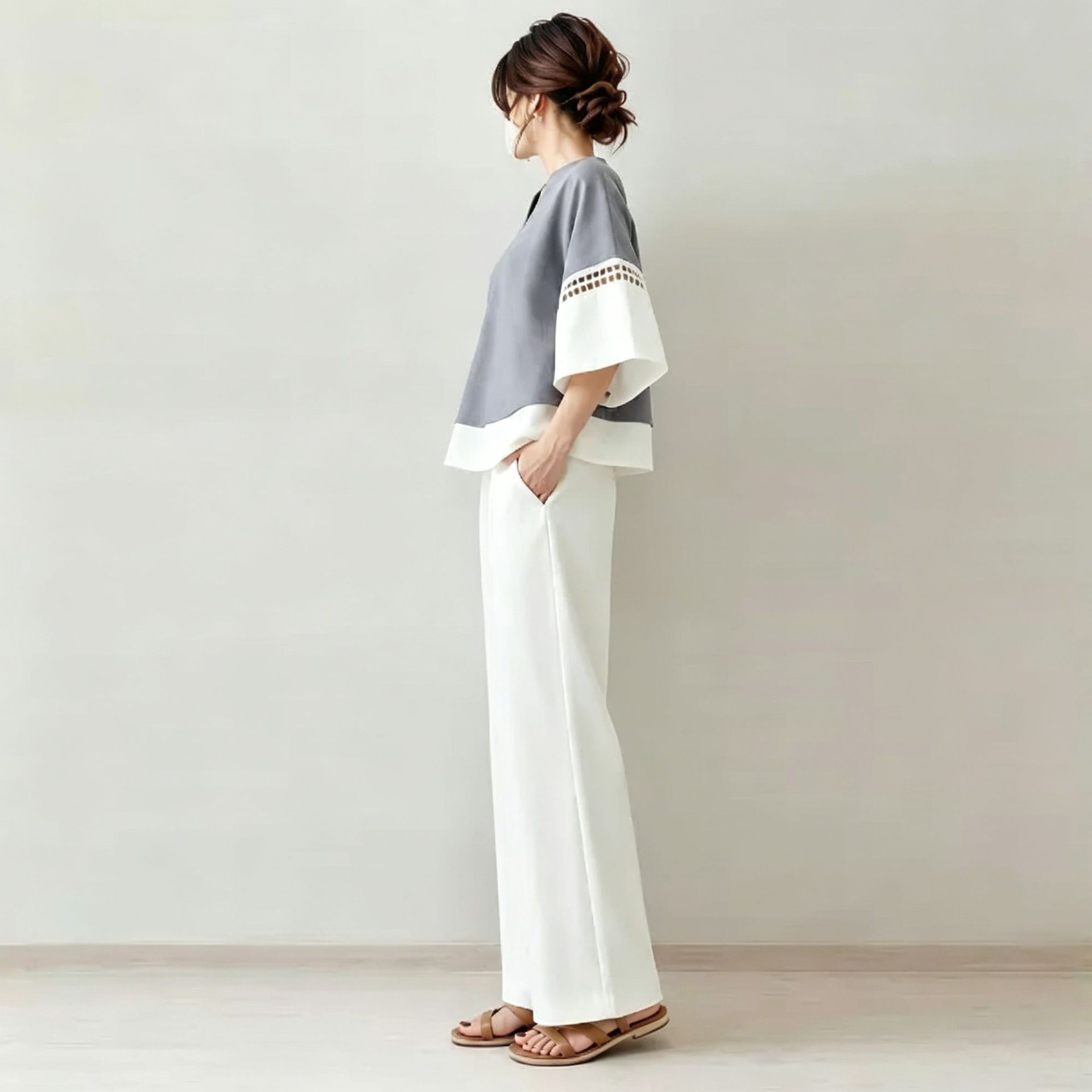 2026 New Two-piece Set: V-neck - Robe Silk Women reseña y precio