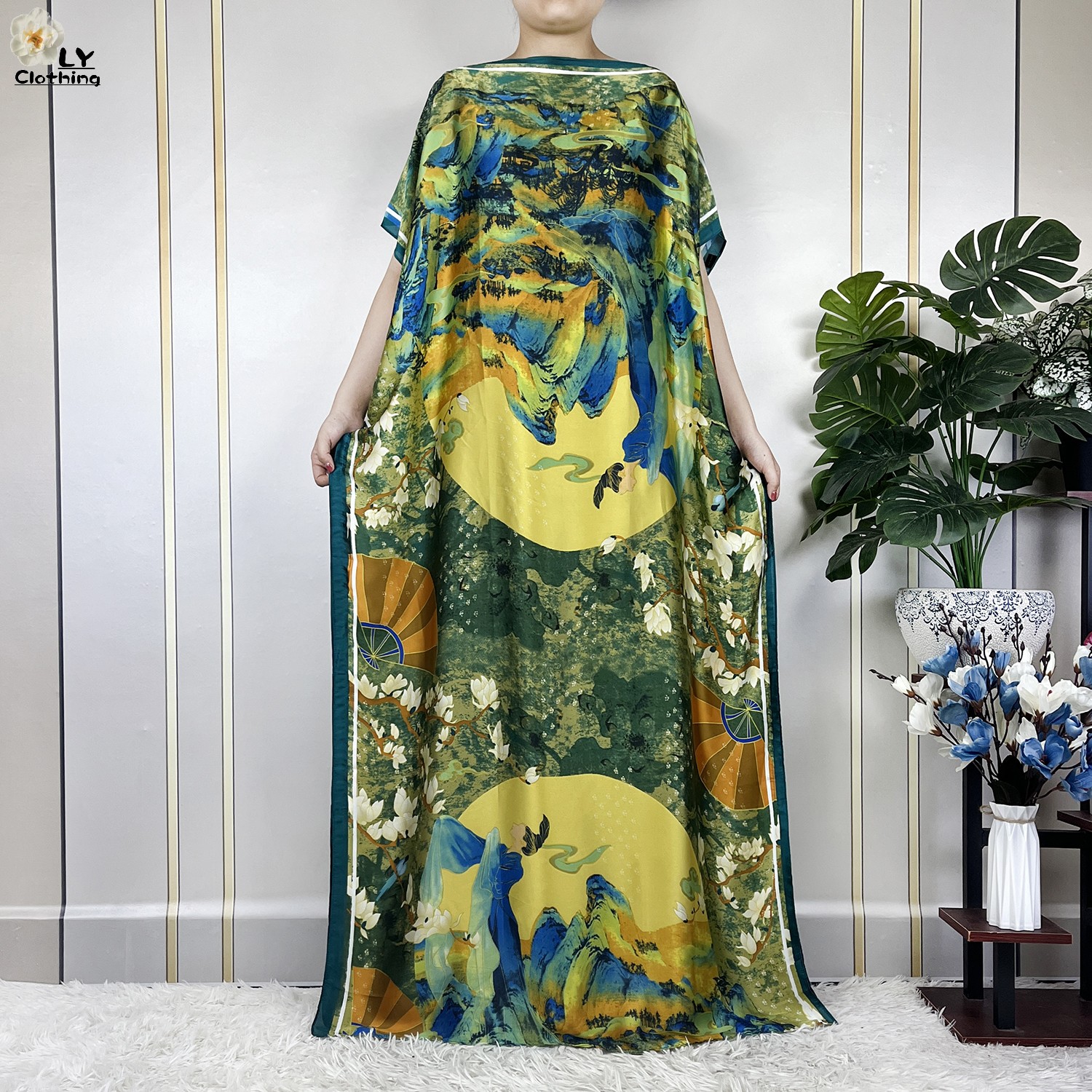 Muslim Abayas For Women 2023 N - Robe Silk Women reseña y precio