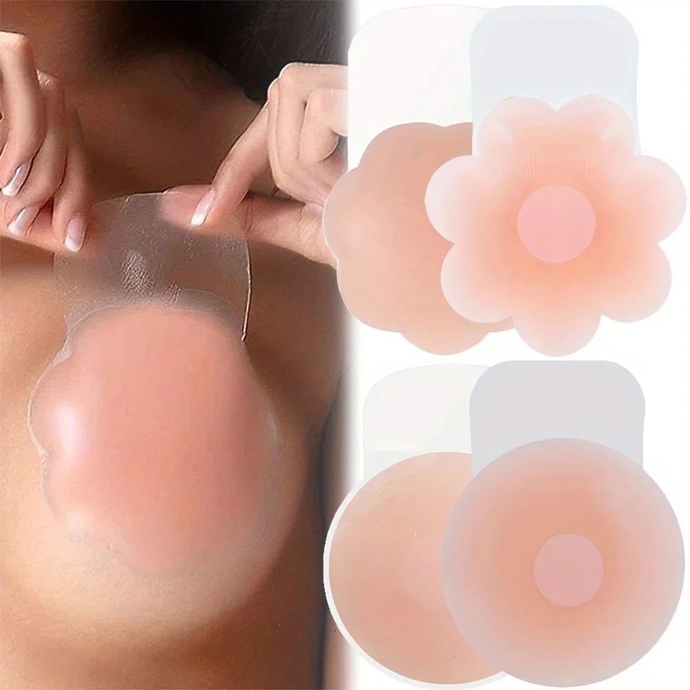 1Pairs Silicone Nipple Cover L - Silicone Bra Adhesive reseña y precio