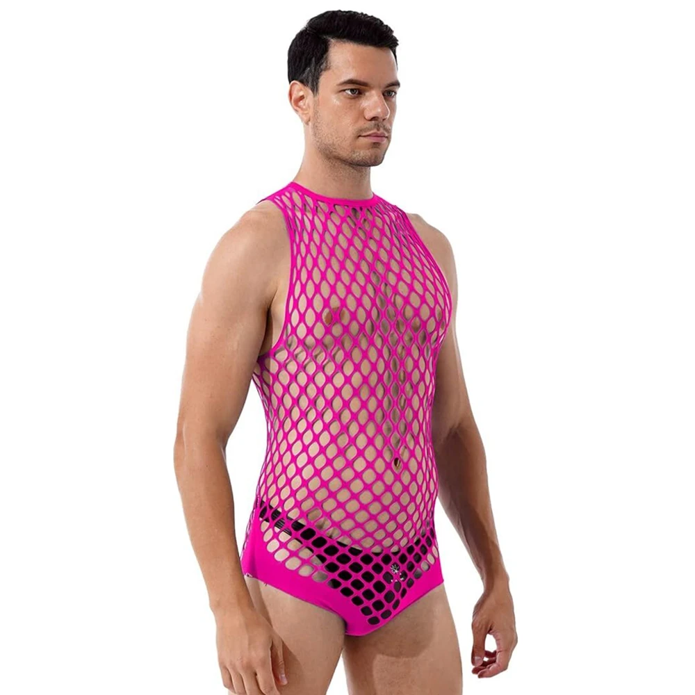 Gay Bodystocking Man Fetish Bo - Bodystocking Fishnet reseña y precio