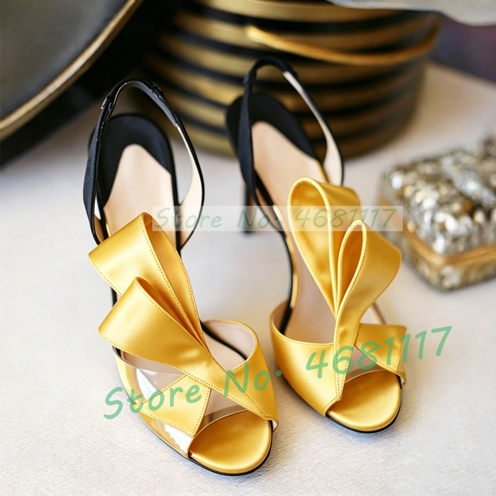 Satin Bow Back Strap High Heel - Slip Dress Satin reseña y precio