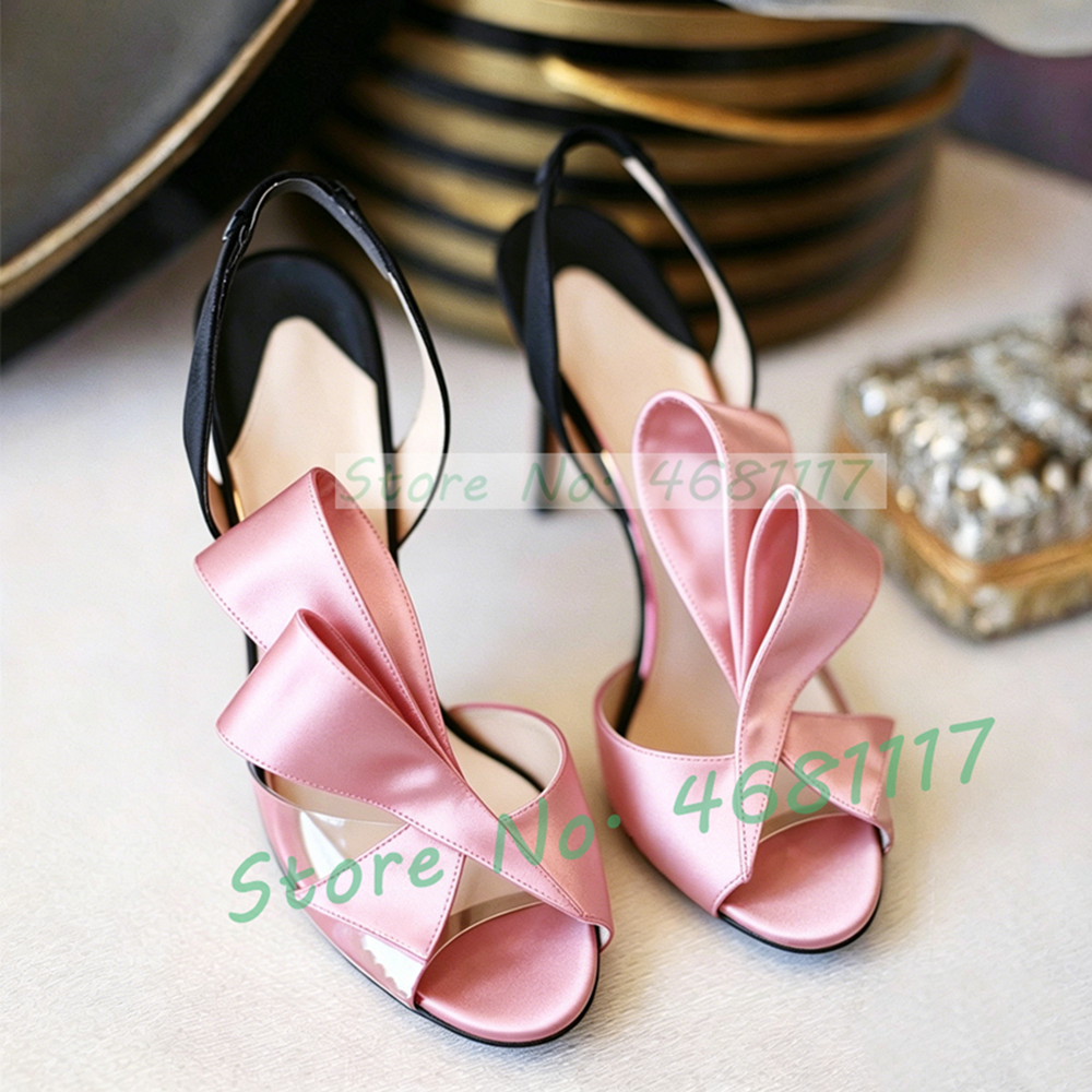 Satin Bow Back Strap High Heel - Slip Dress Satin reseña y precio