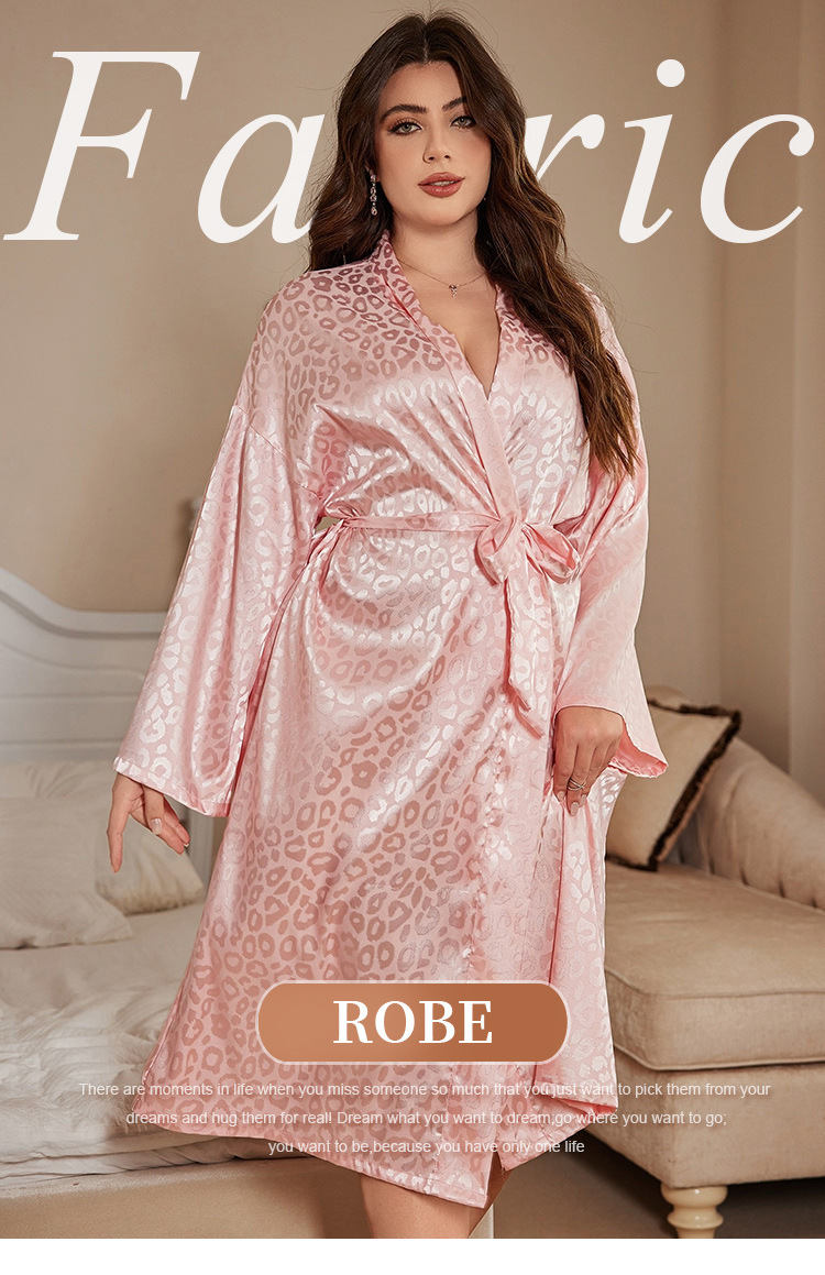 Plus Size Robe Pajama Women Sl - Robe Silk Women reseña y precio