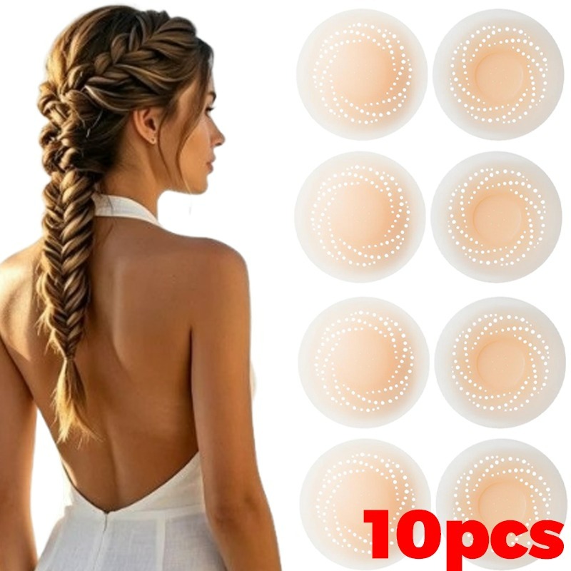 2/10pcs Breathable Nipple Cove - Silicone Bra Adhesive reseña y precio