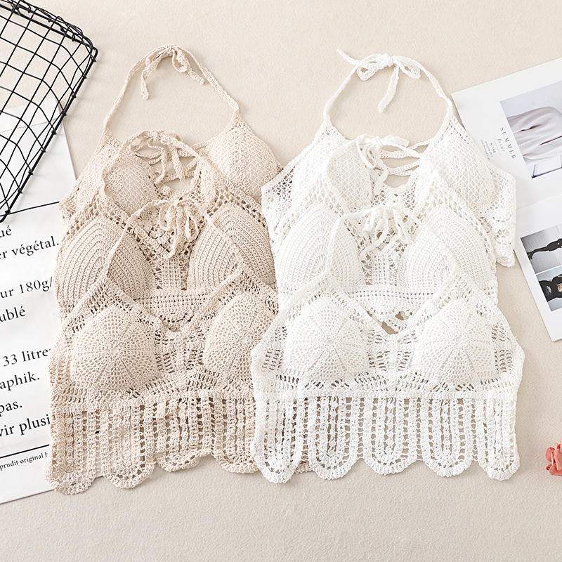 Summer Clothes Crochet Top Sex - Strapless Bra Backless reseña y precio