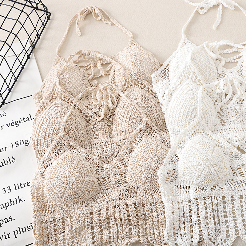 Summer Clothes Crochet Top Sex - Strapless Bra Backless reseña y precio