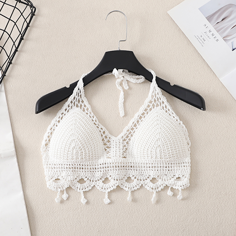 Summer Clothes Crochet Top Sex - Strapless Bra Backless reseña y precio
