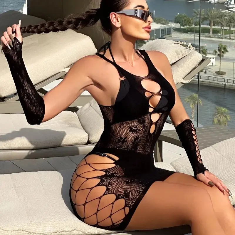 Simplejewel Women Fishnet Beac - Bodystocking Fishnet reseña y precio