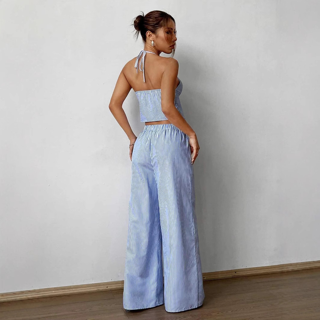 Striped Lace Up Camisole Colla - Cami Top Lace reseña y precio