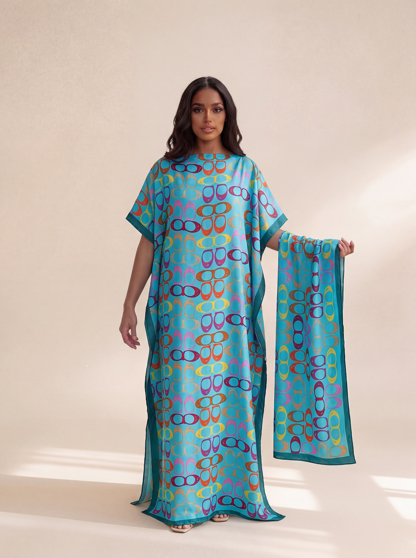 New Style Long Loose Silk Blen - Robe Silk Women reseña y precio
