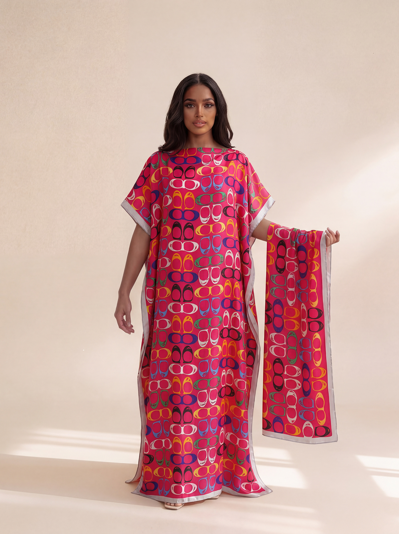 New Style Long Loose Silk Blen - Robe Silk Women reseña y precio