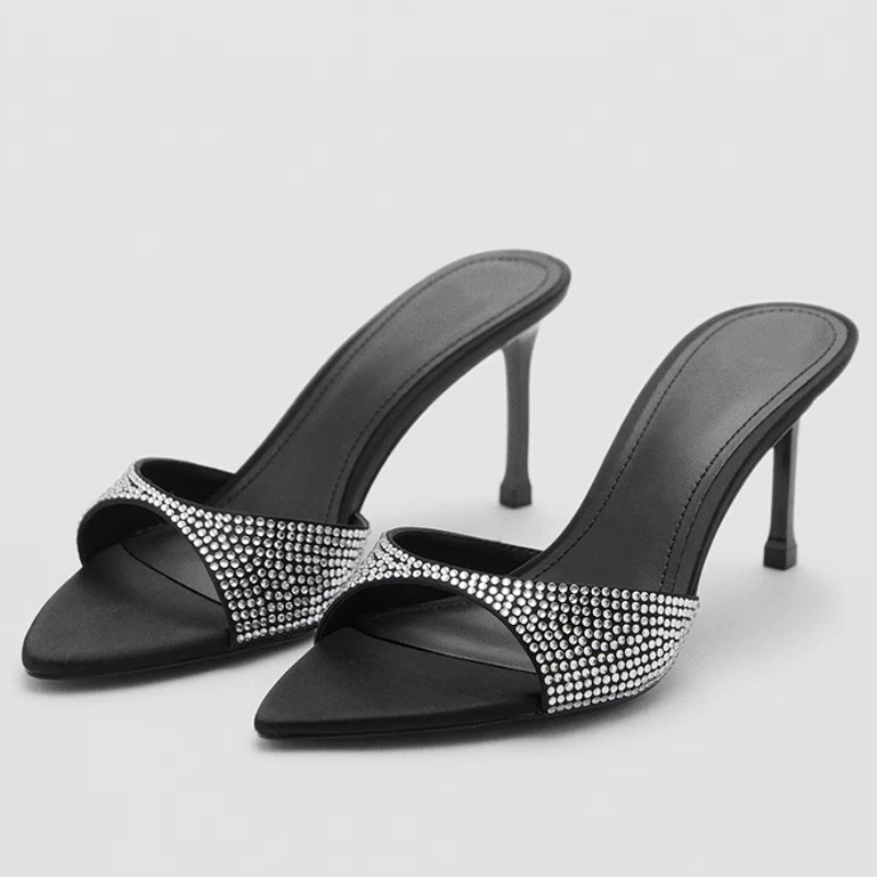 Rhinestone Designer Heels Slip - Slip Dress Satin reseña y precio