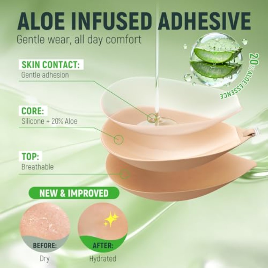 Ultra Invisible Sticky Bra Pus - Silicone Bra Adhesive reseña y precio