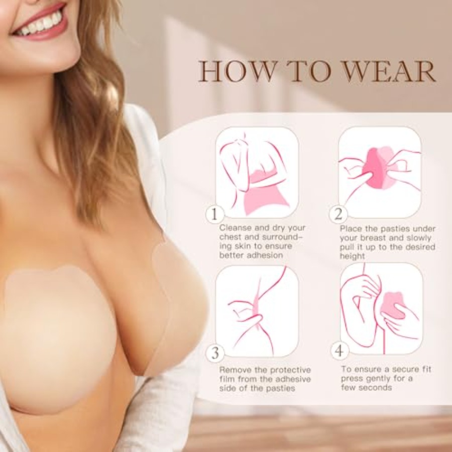 Zacca Sticky Bra for Women, Ad - Silicone Bra Adhesive reseña y precio