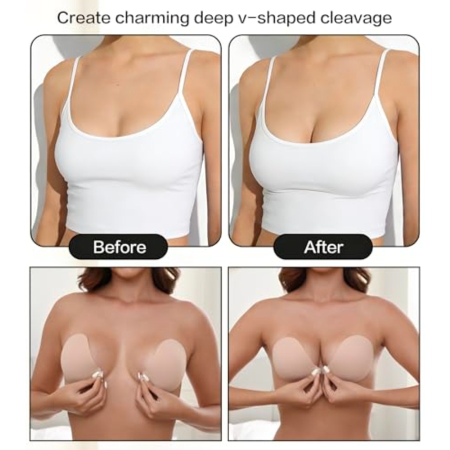 MITALOO Adhesive Bra Invisible - Silicone Bra Adhesive reseña y precio