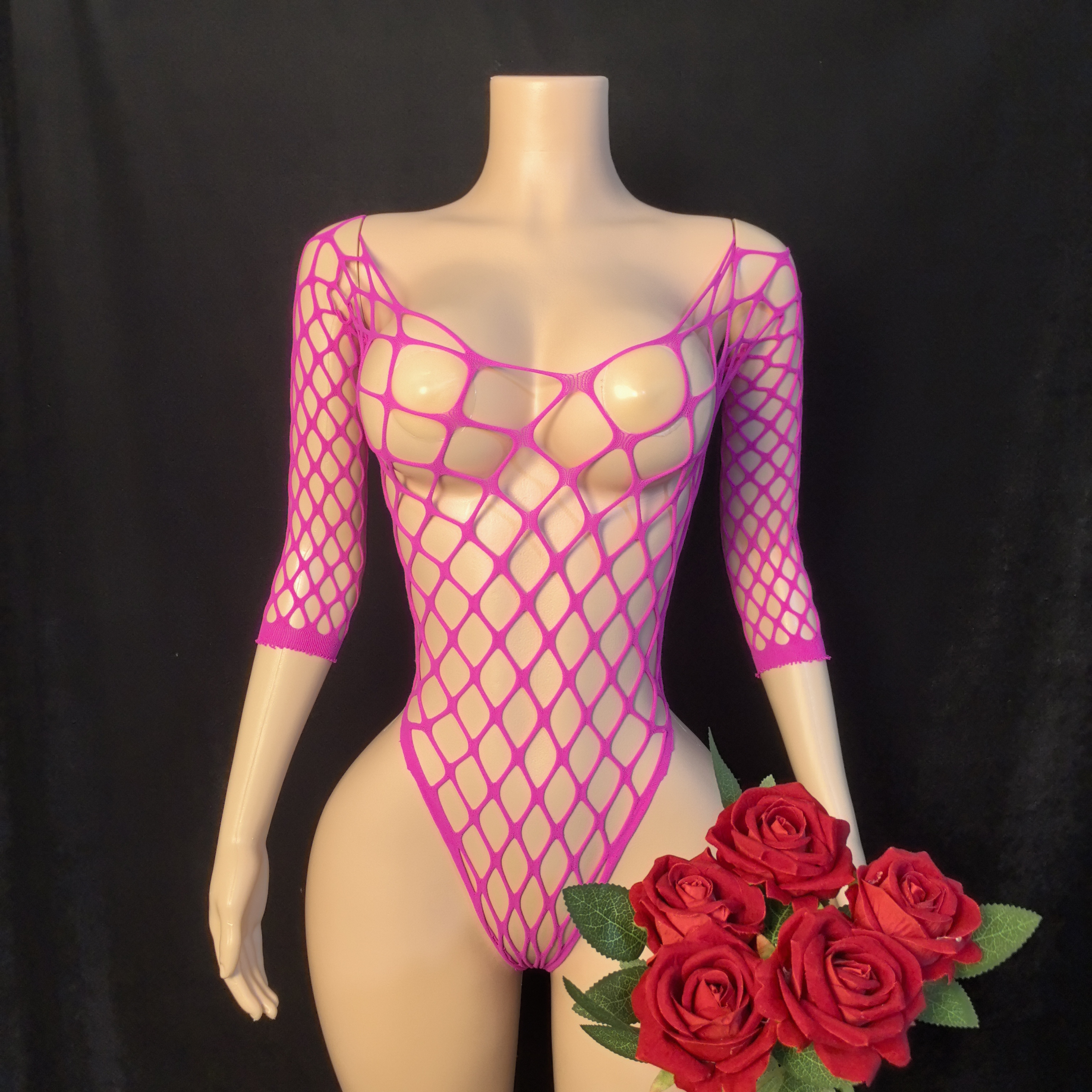 Hot Sexy Lingerie Woman Fishne - Bodystocking Fishnet reseña y precio