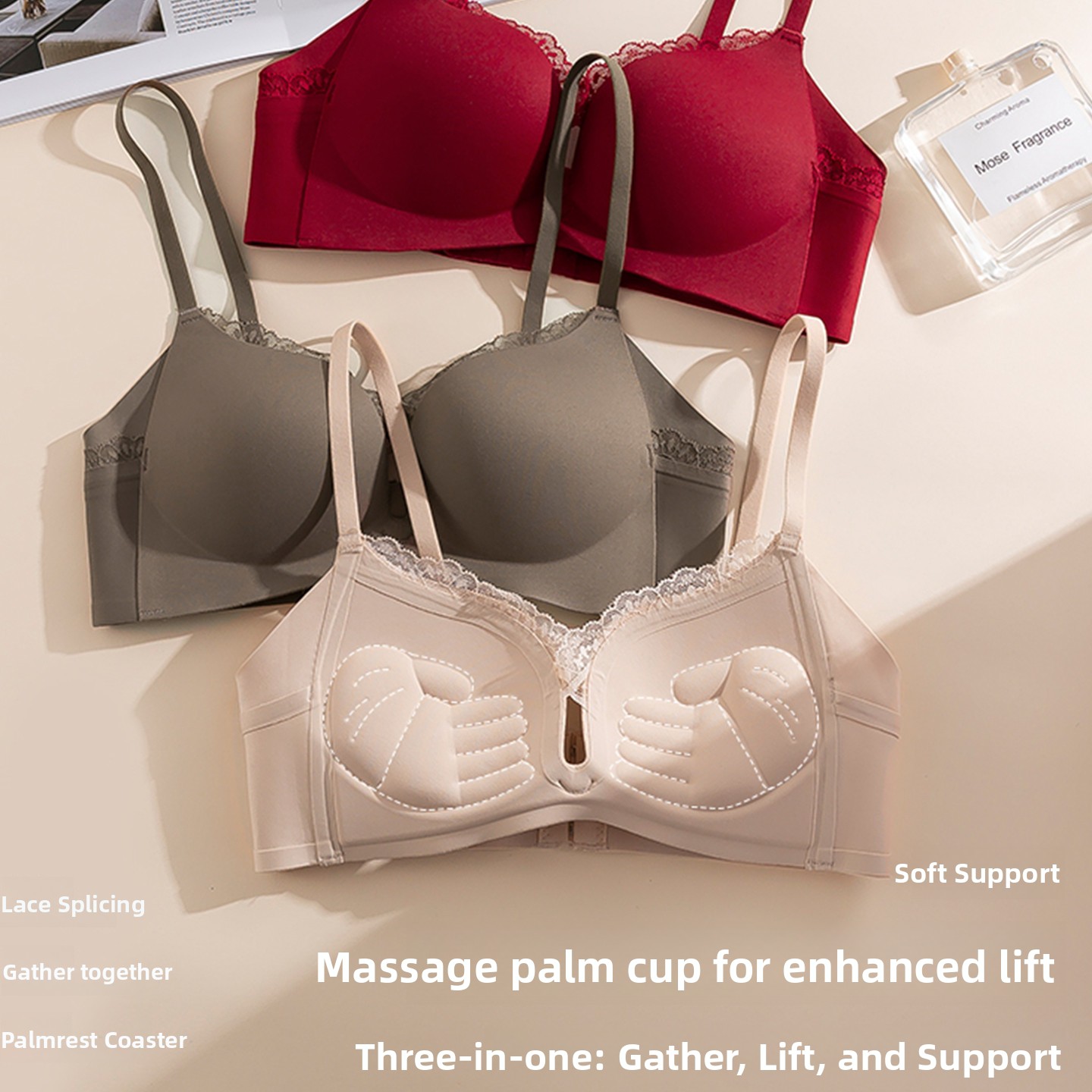 Pure KUCLUT Lace Palm Cup Smal - Seamless Underwear Women reseña y precio