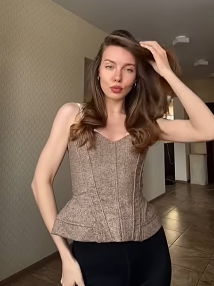 Vintage Women's Spaghetti stra - Corset Waist Cinch reseña y precio