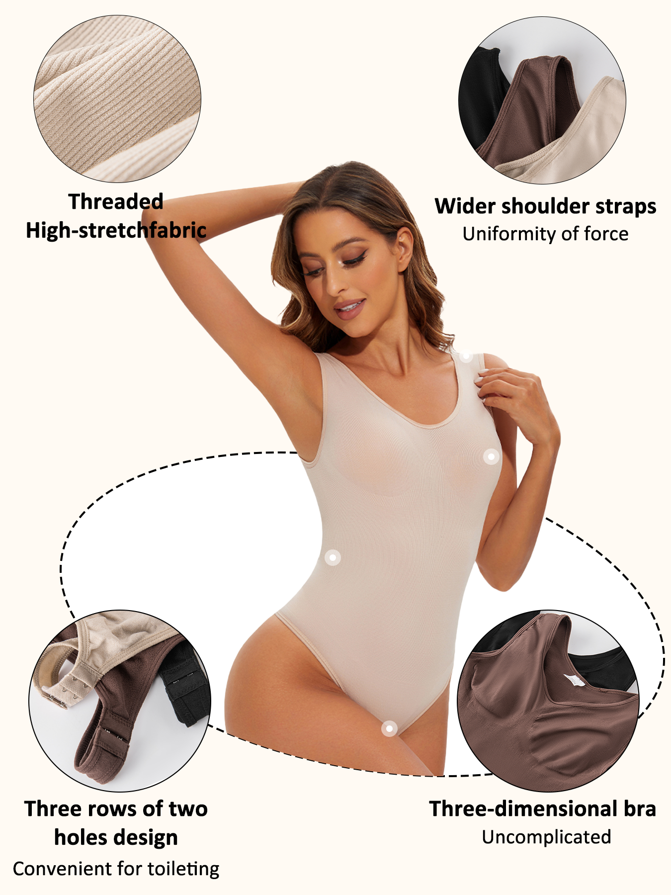 Shapewear Bodysuit Thong Fajas - Shapewear Bodysuit Firm reseña y precio