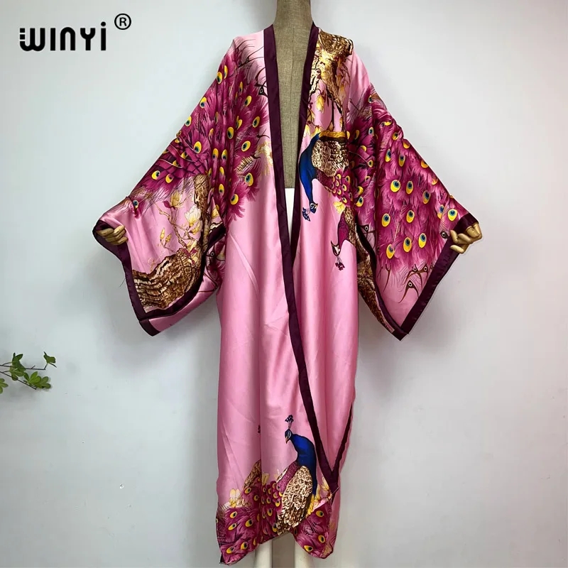 WINYI 2022 Summer Women Cardig - Robe Silk Women reseña y precio