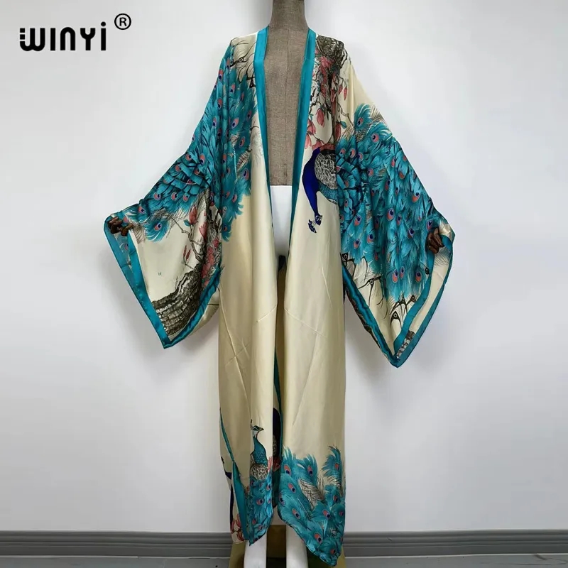 WINYI 2022 Summer Women Cardig - Robe Silk Women reseña y precio