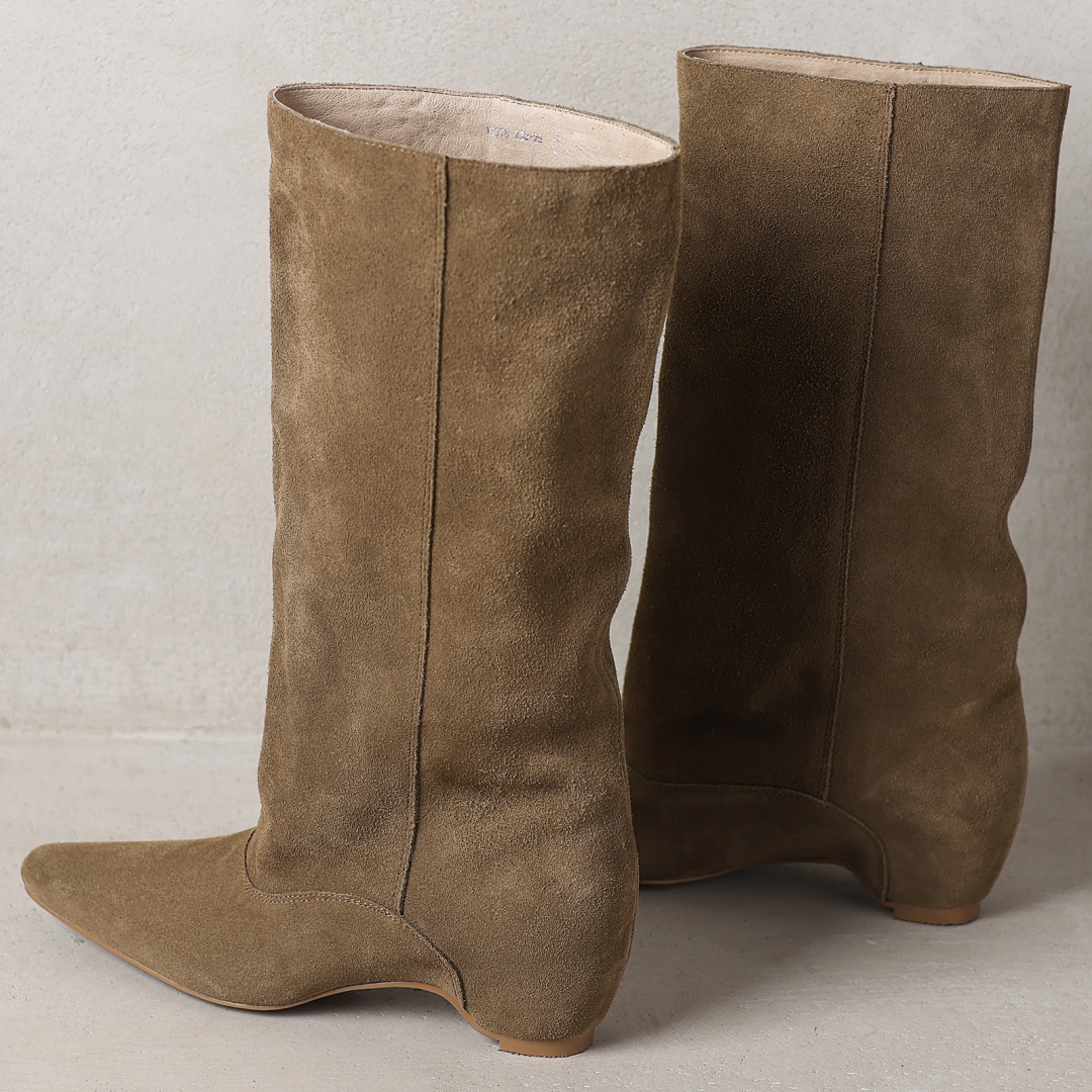 Women's natural suede leather  - Slip Dress Satin reseña y precio