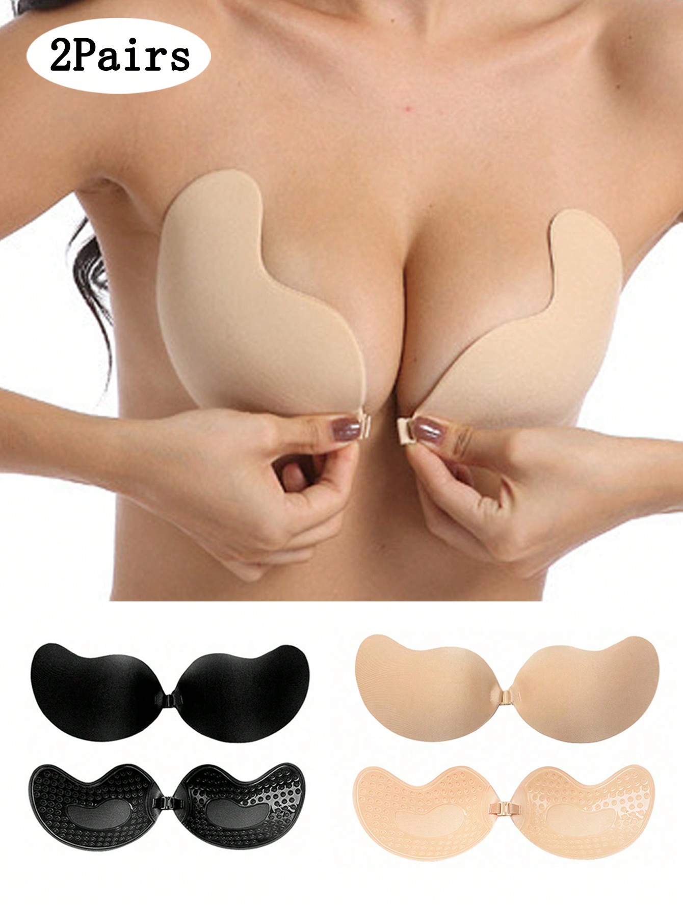 2-pack Women's Self-Adhesive I - Push Up Bra Padded reseña y precio