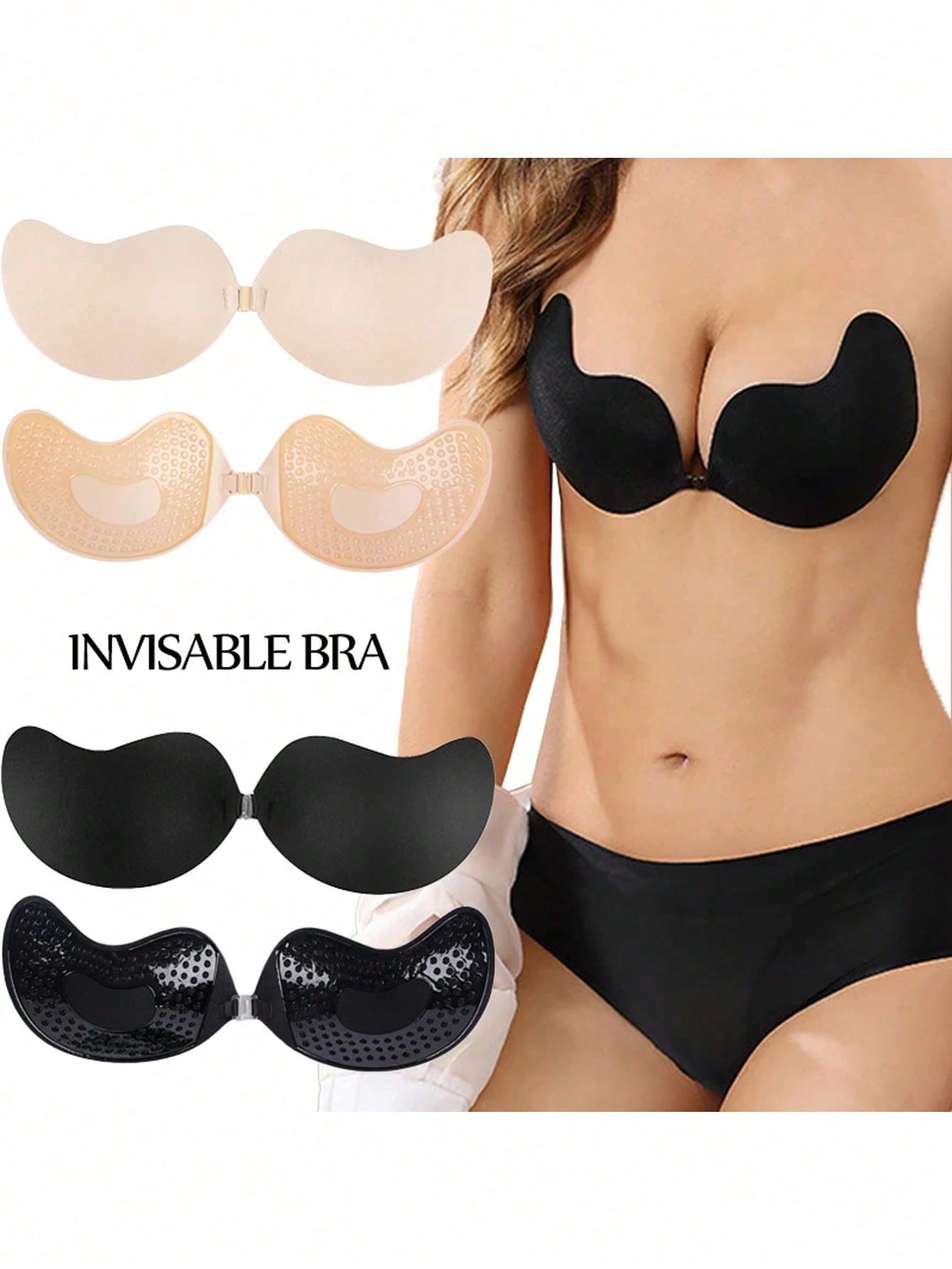 2-pack Women's Self-Adhesive I - Push Up Bra Padded reseña y precio