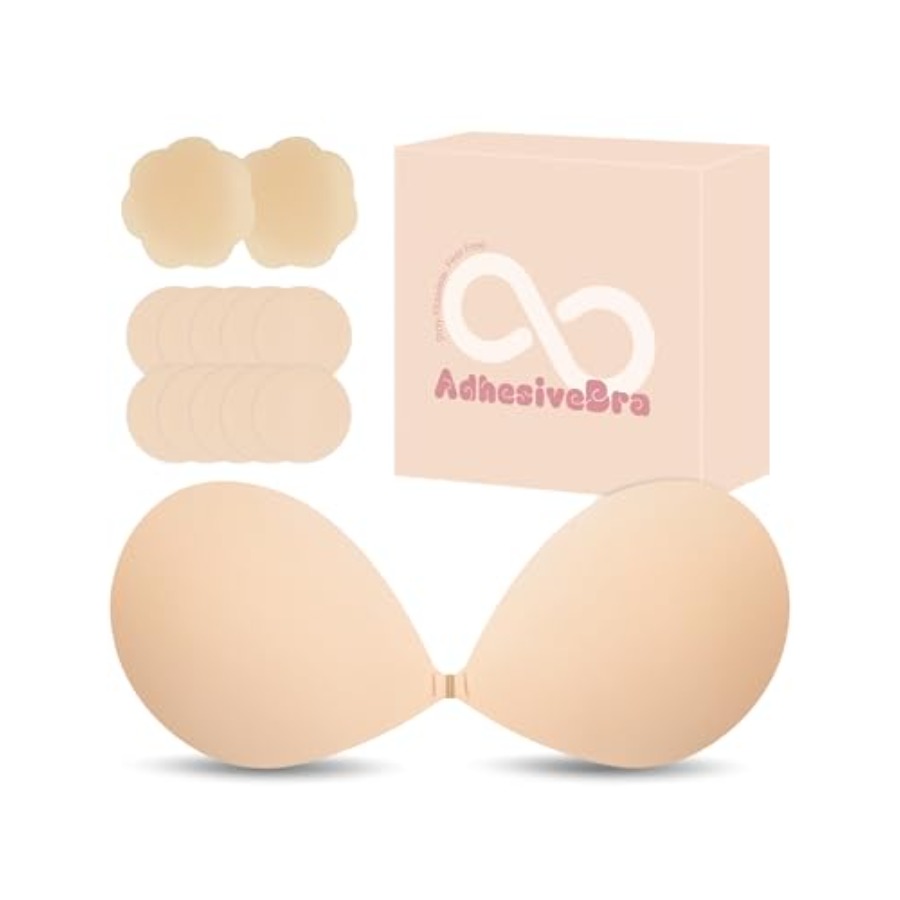 Sticky Bra Push Up Strapless A - Silicone Bra Adhesive reseña y precio