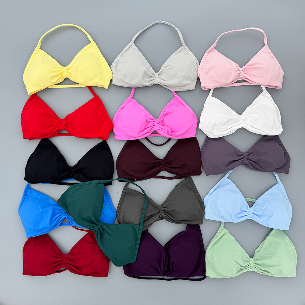 Strappy Bra Gym Top Women High - Seamless Underwear Women reseña y precio