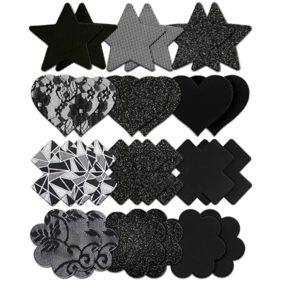 Glitters Pasties Rave Pack Nip - Nipple Cover Pasties reseña y precio