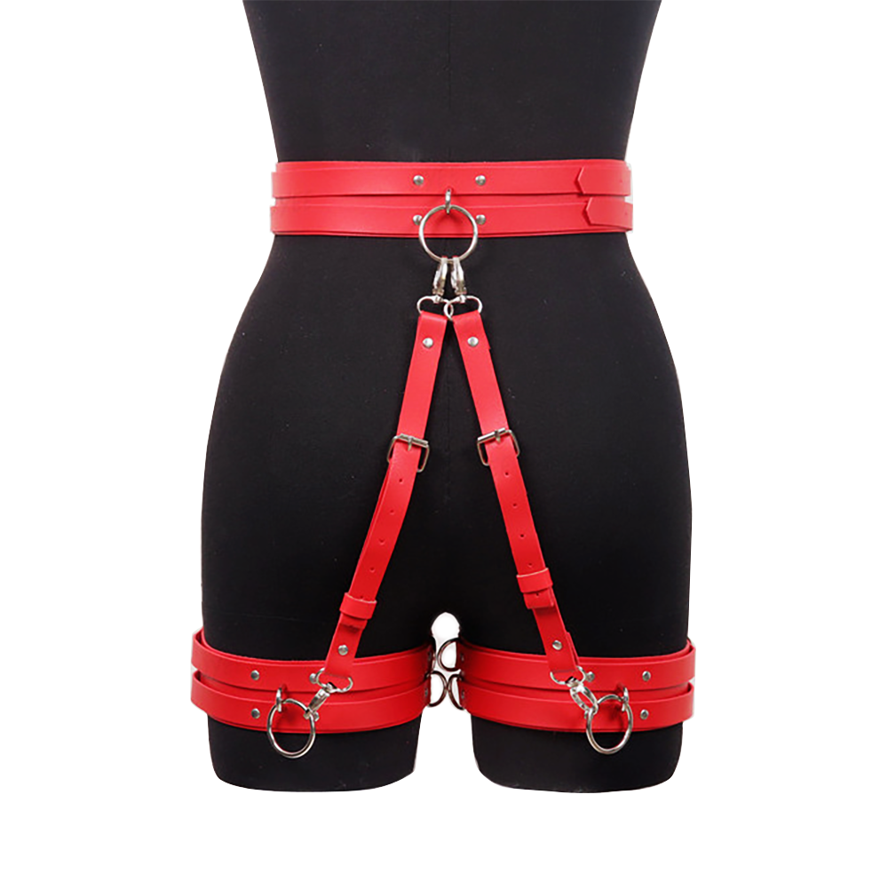 Women Sexy Leather Thigh Garte - Garter Belt Set reseña y precio