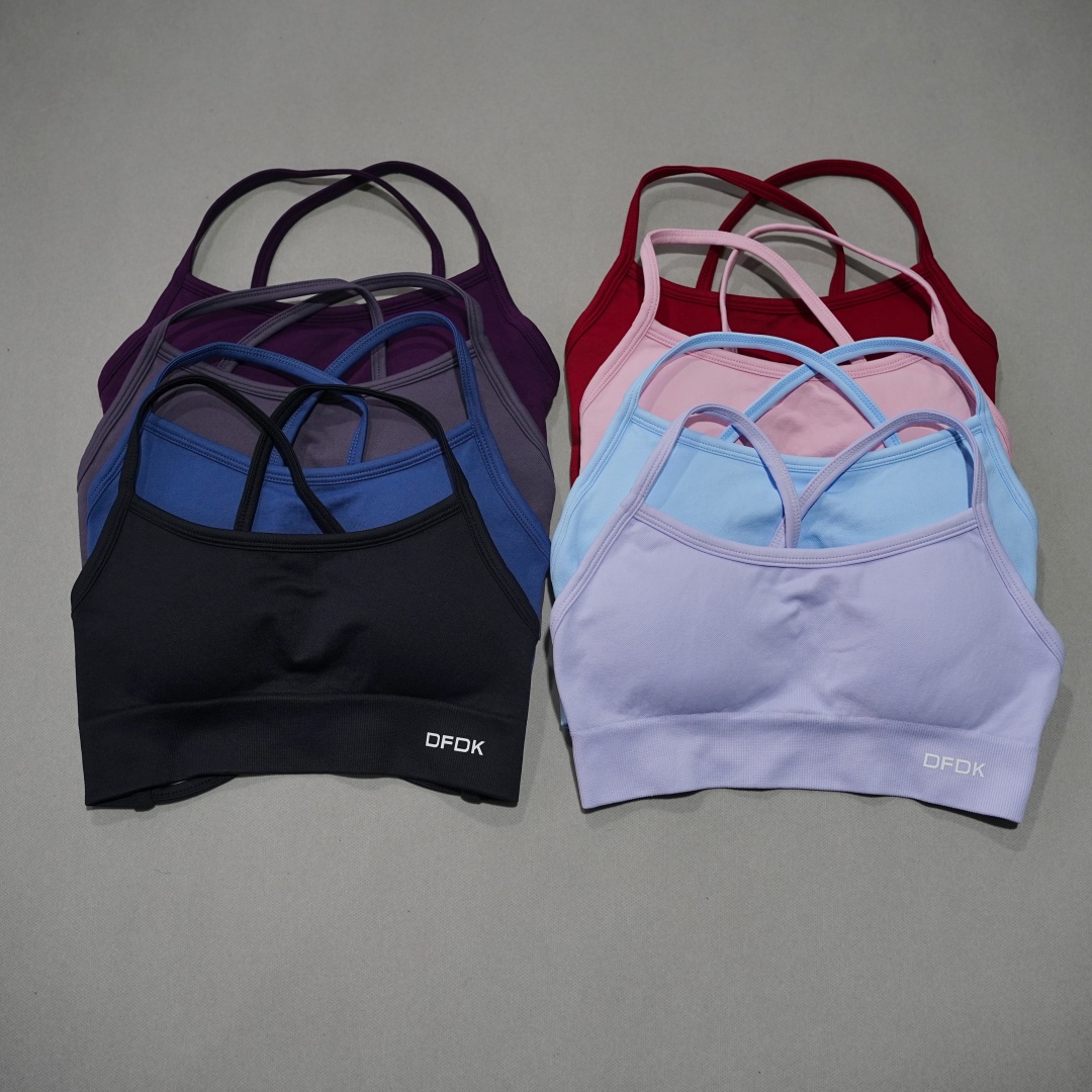 DFDK Ribbed Seamless Cross Bac - Push Up Bra Padded reseña y precio